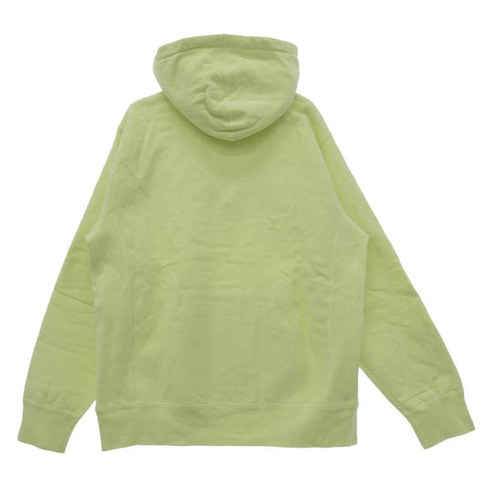 Supreme シュプリーム 17AW Arabic Logo Hooded Sweatshirt アラビックロゴ プルオーバー パーカー フーディー ライトグリーン系 L【中古】