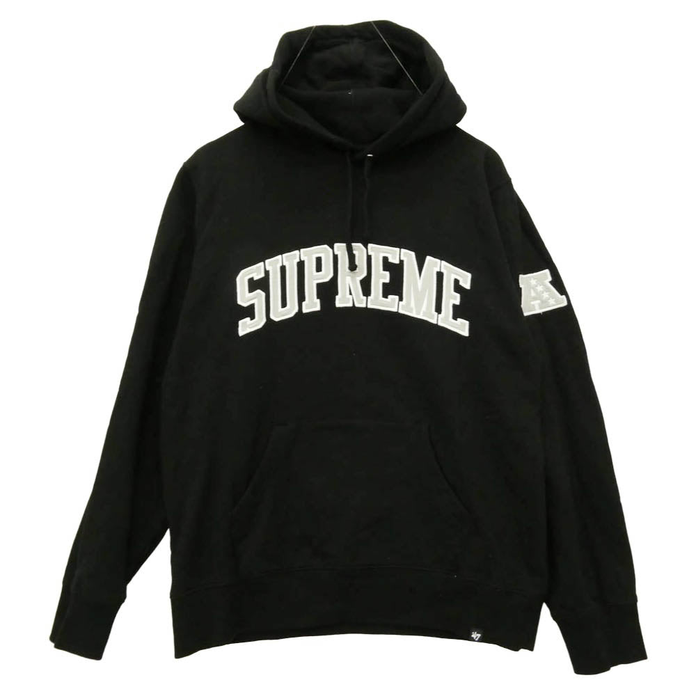 Supreme シュプリーム 19SS NFL Raiders Hooded Sweatshirt レイダース フーデッド スウェットシャツ パーカー フーディー ブラック系 M【中古】