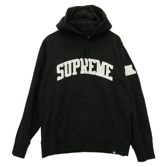 Supreme シュプリーム 19SS NFL Raiders Hooded Sweatshirt レイダース フーデッド スウェットシャツ パーカー フーディー ブラック系 M【中古】