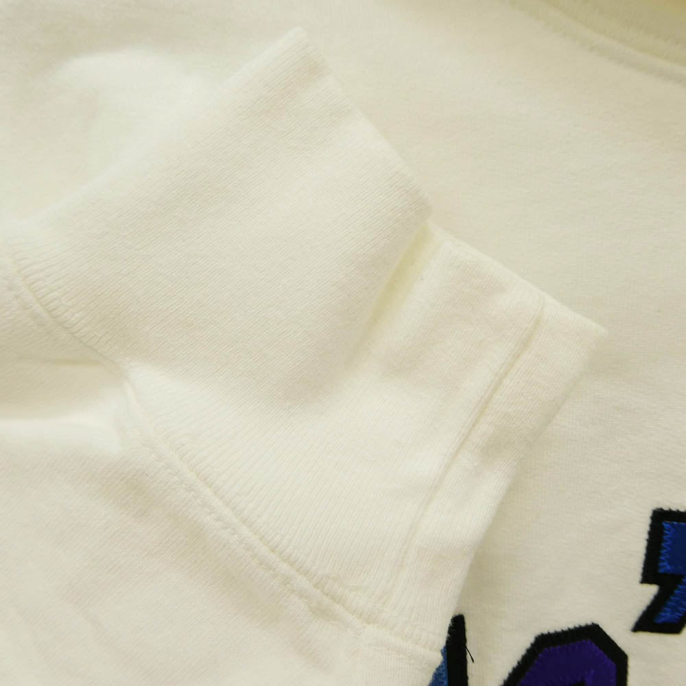 Supreme シュプリーム WTAPS ダブルタップス 21AW × WTAPS ダブルタップス Sic'em! Hooded Sweatshirt シリエム フーデッド スウェットシャツ フーディー パーカー ホワイト系 L【中古】