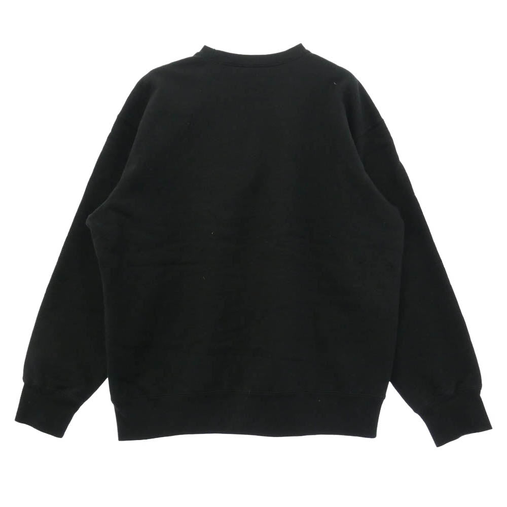 Supreme シュプリーム 19SS Futura Logo Crewneck フューチュラ ロゴ クルーネック スウェット トレーナー ブラック系 L【中古】