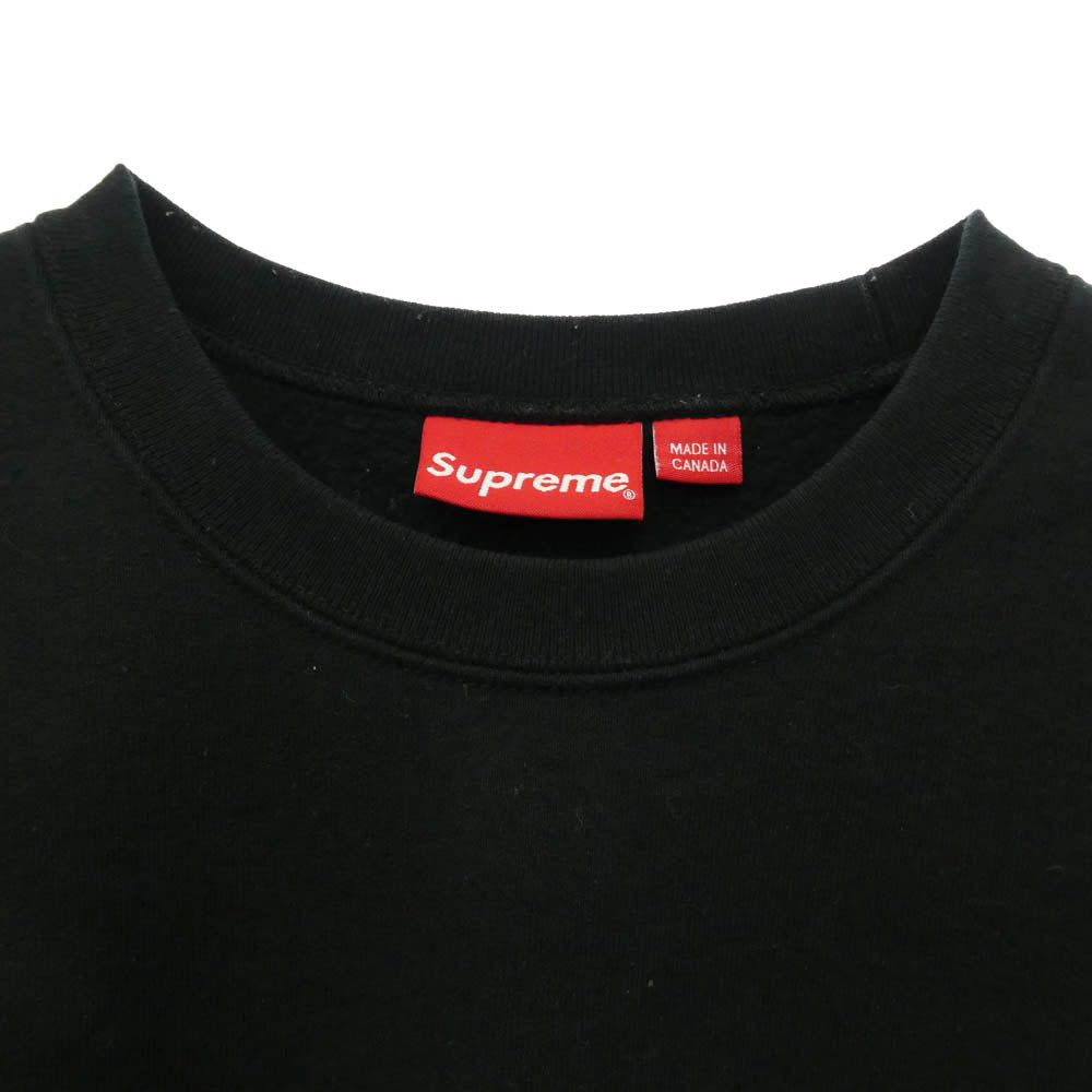 Supreme シュプリーム 19SS Futura Logo Crewneck フューチュラ ロゴ クルーネック スウェット トレーナー ブラック系 L【中古】