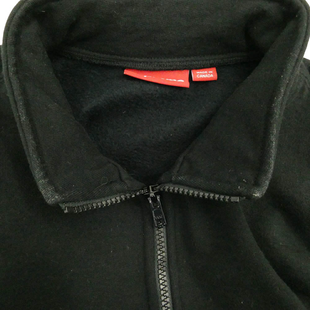 Supreme シュプリーム 24AW Collegiate Half Zip Pullover カレッジエイト ハーフジップ プルオーバー スウェット ブラック系 L【中古】