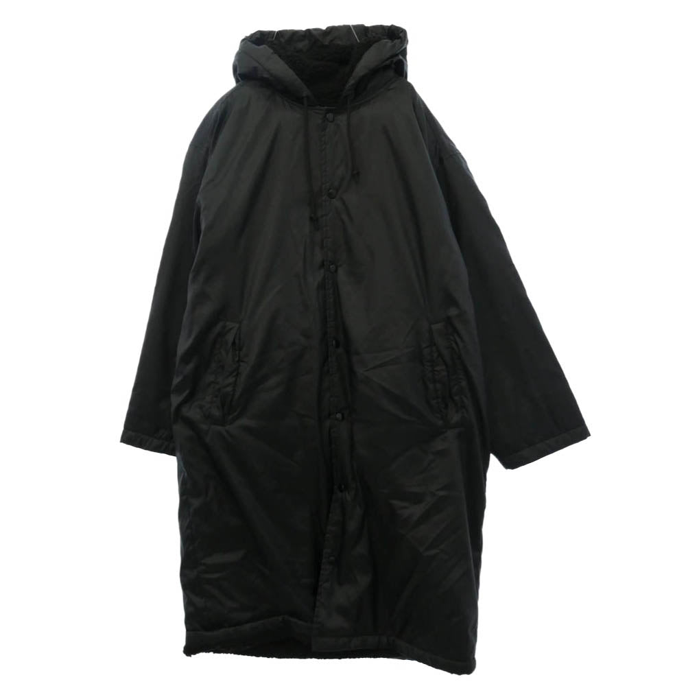 COMME des GARCONS コムデギャルソン CDG シーディージー SZ-C002 AD2022 裏地ボア オーバーコート ブラック系 M【中古】