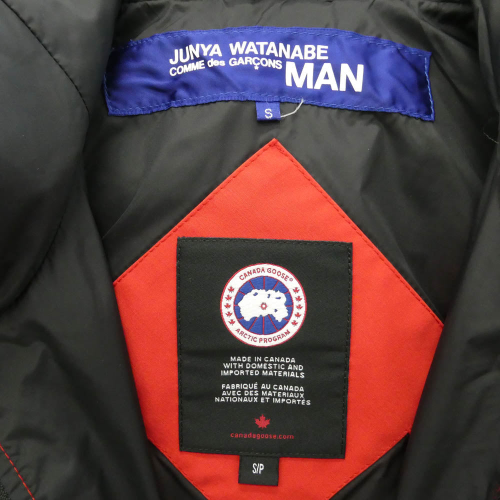 JUNYA WATANABE COMME des GARCONS MAN ジュンヤワタナベコムデギャルソンマン CANADA GOOSE カナダグース × CANADA GOOSE カナダグース 18AW WB-J402 AD2018 Harbour Jacket ハーバー ジャケット レッド系 S【中古】