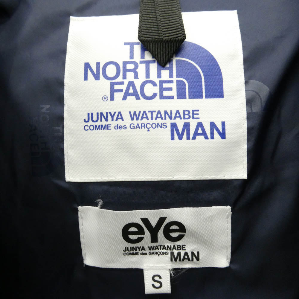 アイジュンヤワタナベコムデギャルソンマン THE NORTH FACE ノースフェイス JUNYA WATANABE COMME des GARCONS MAN ジュンヤワタナベコムデギャルソンマン × THE NORTH FACE ザノースフェイス 15AW WP-J910 AD2015 ダウン ジャケット ブルー系 S【中古】
