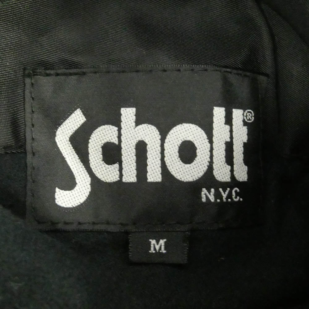 schott ショット 3142022 REVERSIBLE MA-1 リバーシブル カモ フライト ジャケット ブルゾン ブラック系 マルチカラー系 M【中古】