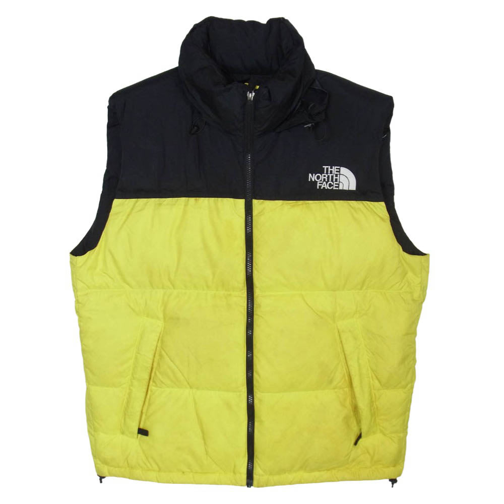 THE NORTH FACE ノースフェイス ND92232 Nuptse Vest ヌプシ ダウンベスト イエロー系 L【中古】