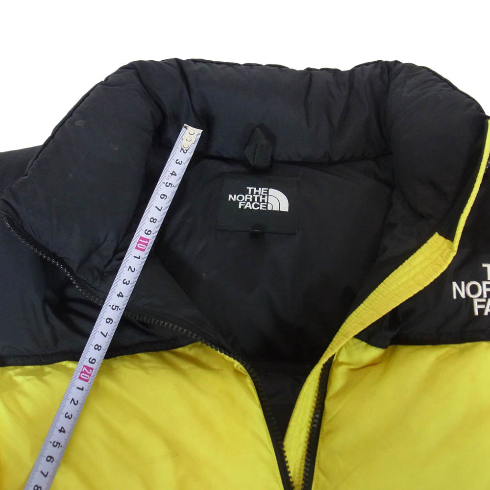 THE NORTH FACE ノースフェイス ND92232 Nuptse Vest ヌプシ ダウンベスト イエロー系 L【中古】