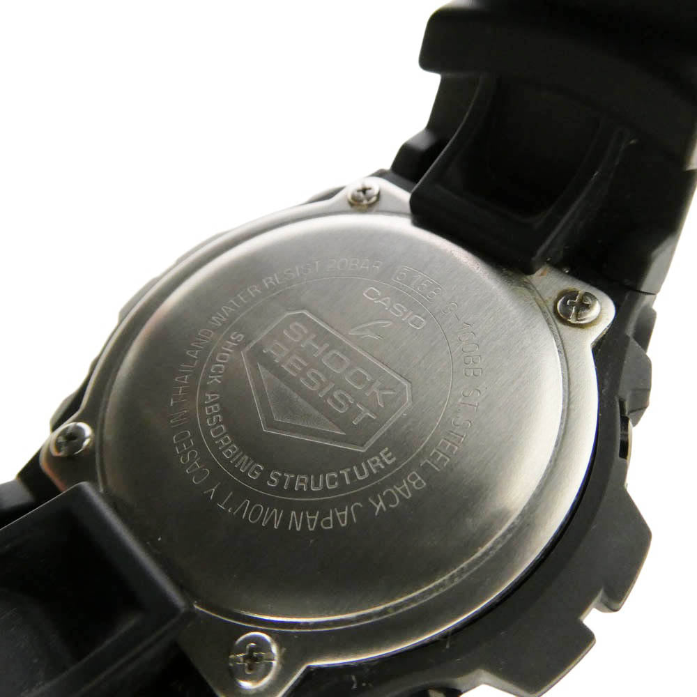 CASIO G-SHOCK カシオ ジーショック G-100BB-1AJF Matte Black Analog Digital Combination Watch マットオールブラック アナログ デジタル コンビモデル クォーツ 腕時計 ウォッチ ブラック系【中古】