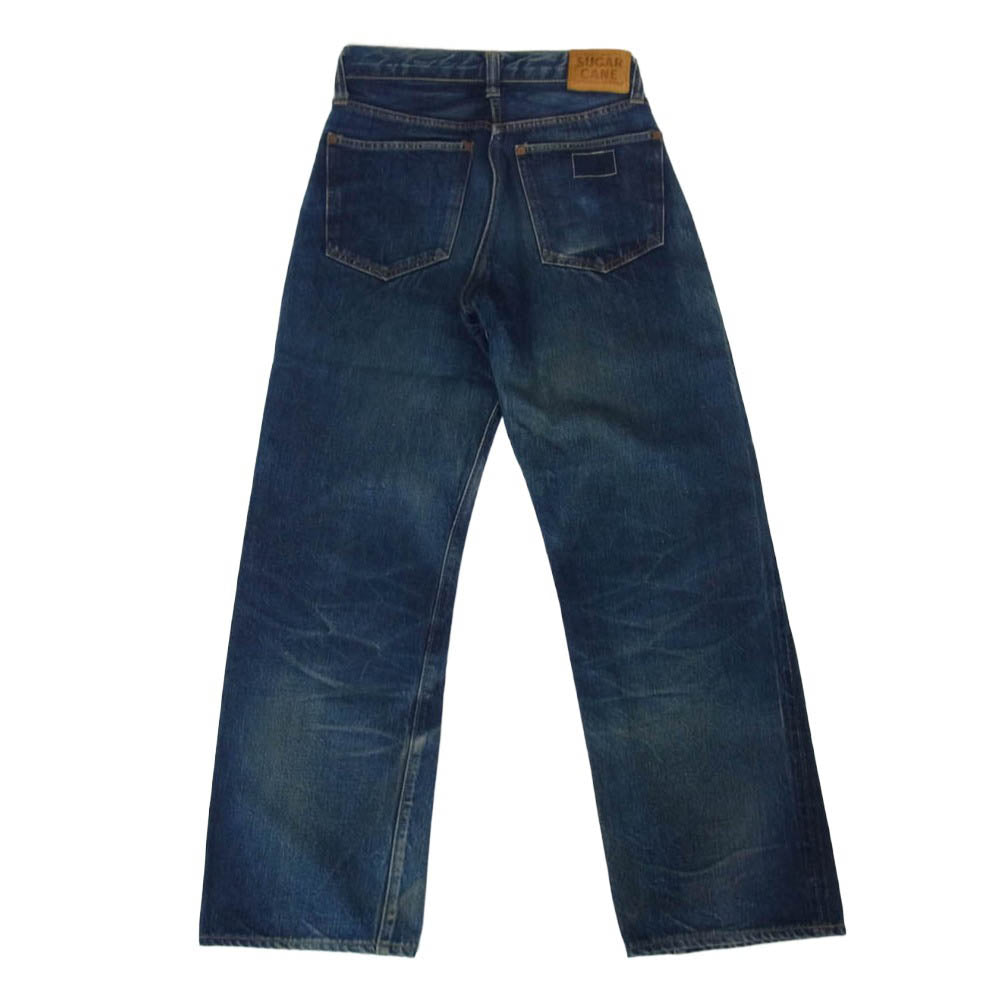 SUGAR CANE シュガーケーン 5POCKET DENIM PANTS セルビッチ ボタンフライ デニム パンツ インディゴブルー系 サイズ表記なし【中古】