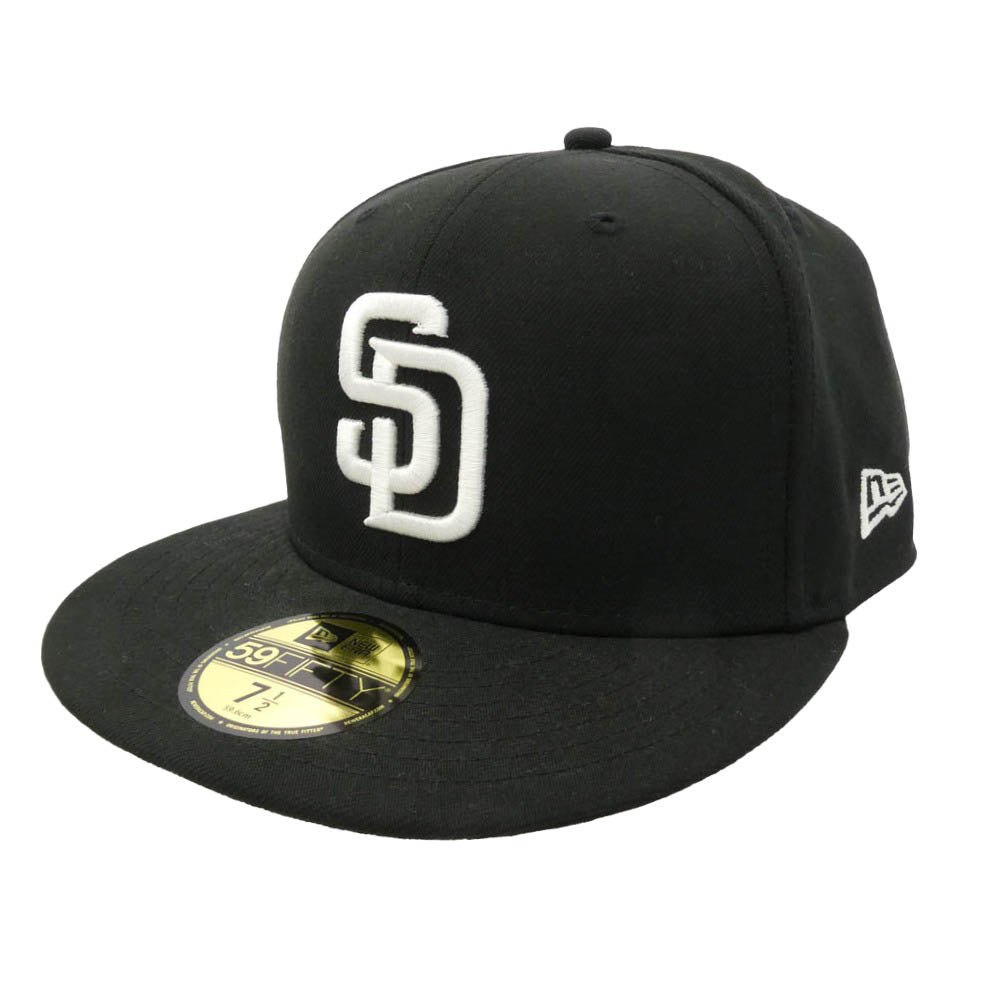 WIND AND SEA ウィンダンシー NEW ERA ニューエラ WDS-ERA-02 × NEW ERA × SAN DIEGO PADRES SDP Baseball Cap ニューエラ サンディエゴ パドレス ベースボール キャップ ブラック系 59.6cm【中古】