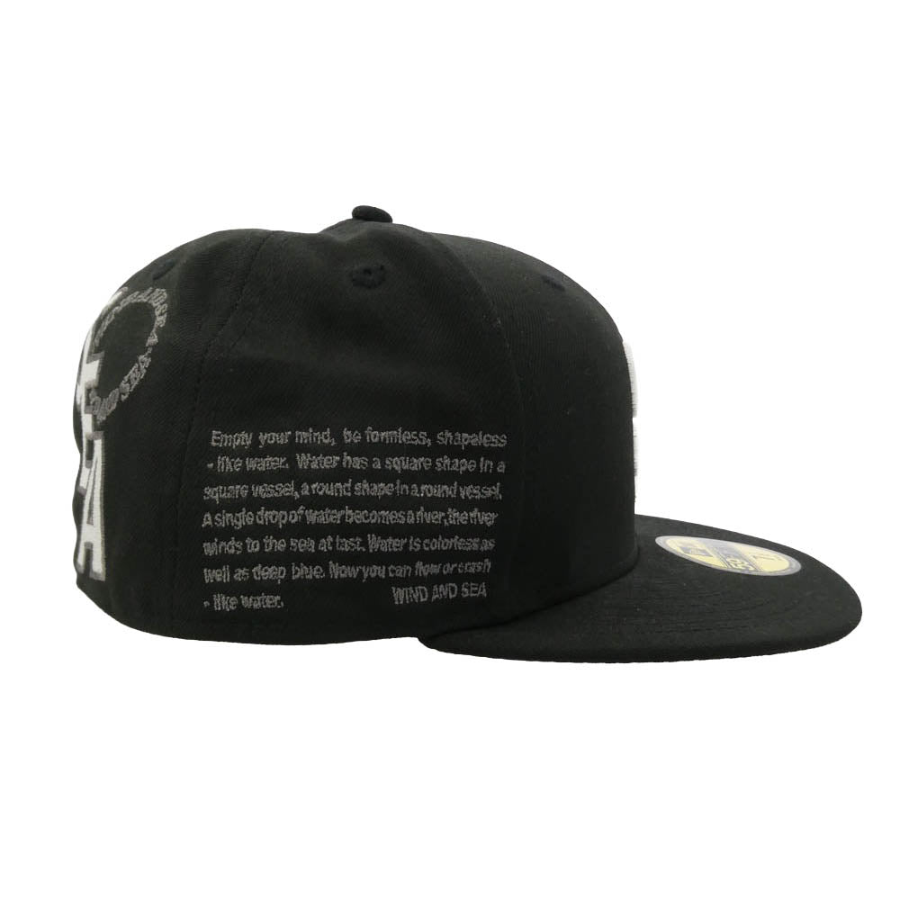 WIND AND SEA ウィンダンシー NEW ERA ニューエラ WDS-ERA-02 × NEW ERA × SAN DIEGO PADRES SDP Baseball Cap ニューエラ サンディエゴ パドレス ベースボール キャップ ブラック系 59.6cm【中古】