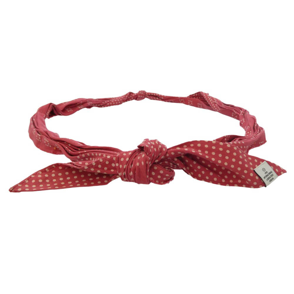 VISVIM ビズビム 14SS 0114103003014 BANDANA BELT MINI HERRINGBONE バンダナ ベルト ミニ ヘリンボーン レッド系【中古】
