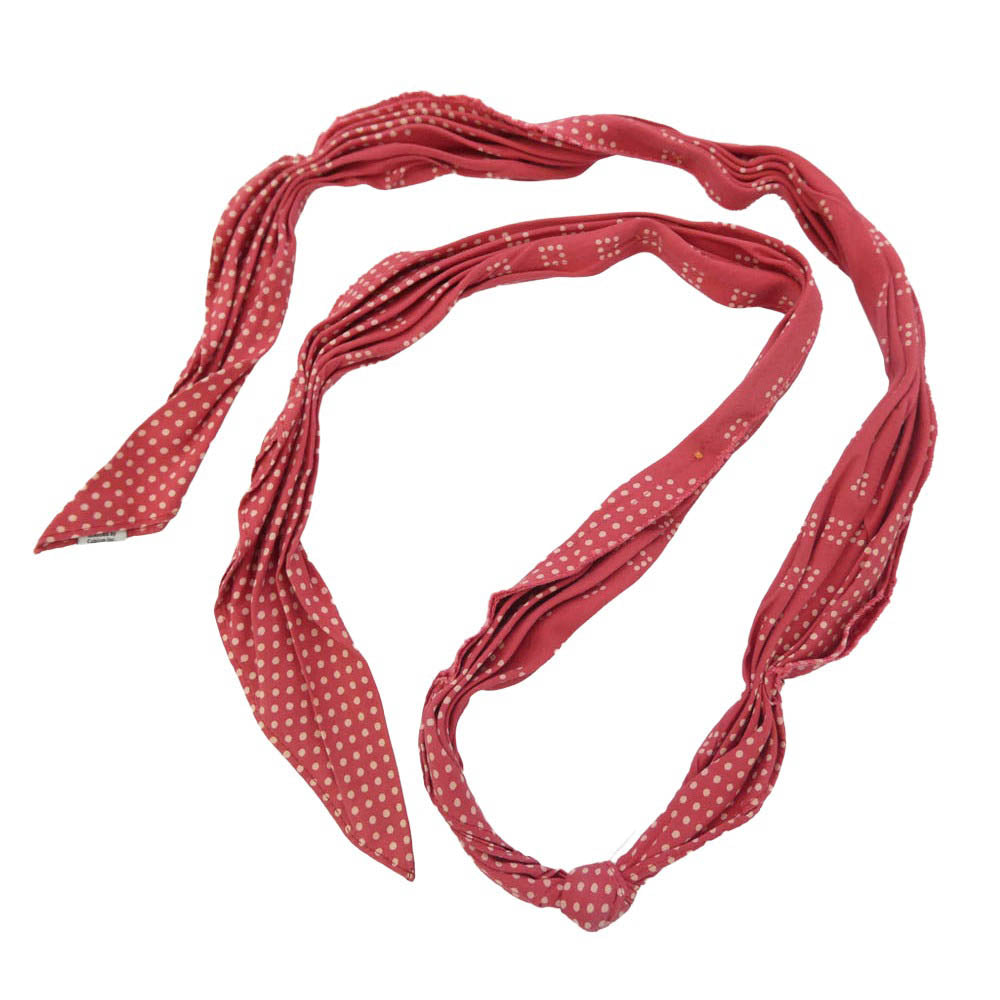 VISVIM ビズビム 14SS 0114103003014 BANDANA BELT MINI HERRINGBONE バンダナ ベルト ミニ ヘリンボーン レッド系【中古】