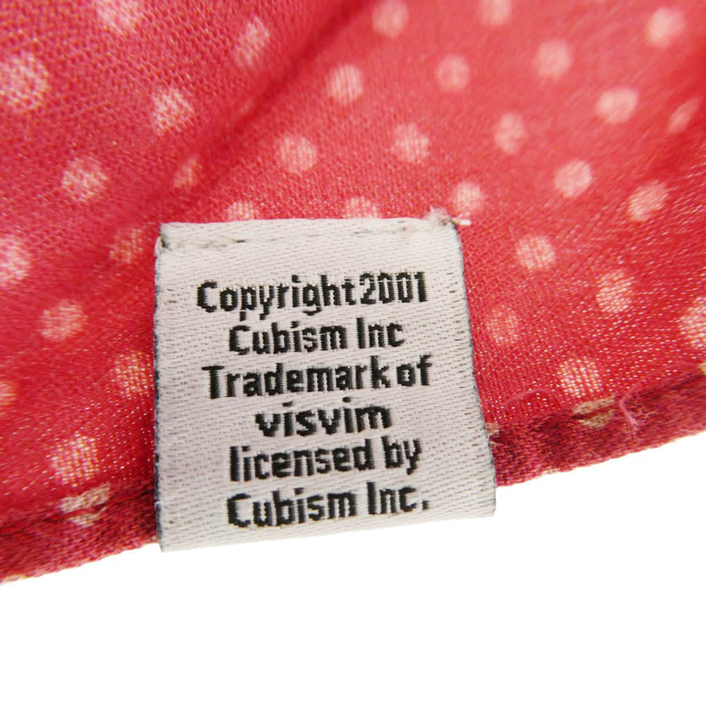 VISVIM ビズビム 14SS 0114103003014 BANDANA BELT MINI HERRINGBONE バンダナ ベルト ミニ ヘリンボーン レッド系【中古】