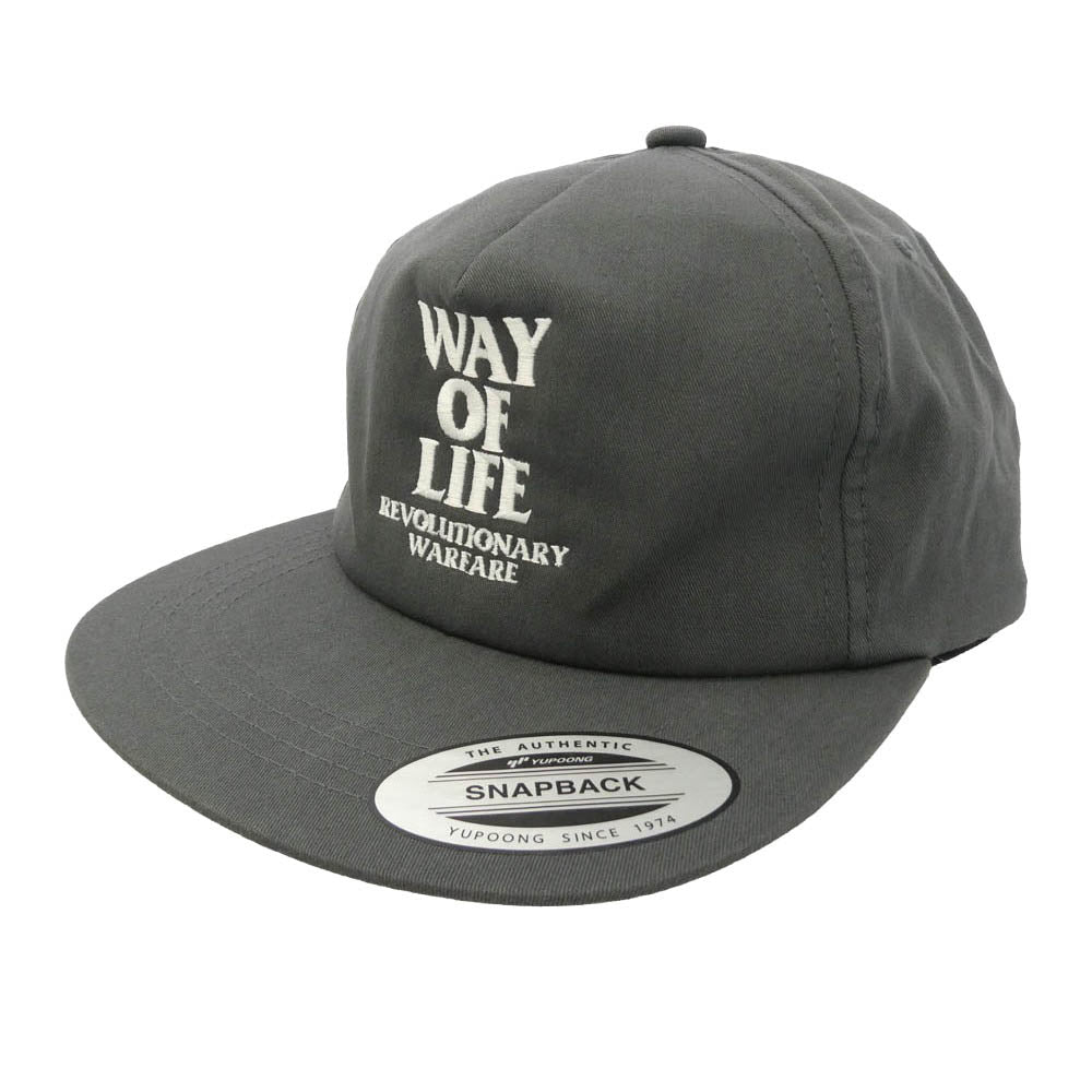 RATS ラッツ WAY OF LIFE CAP ウェイ オブ ライフ 刺繍 キャップ グレー系【中古】
