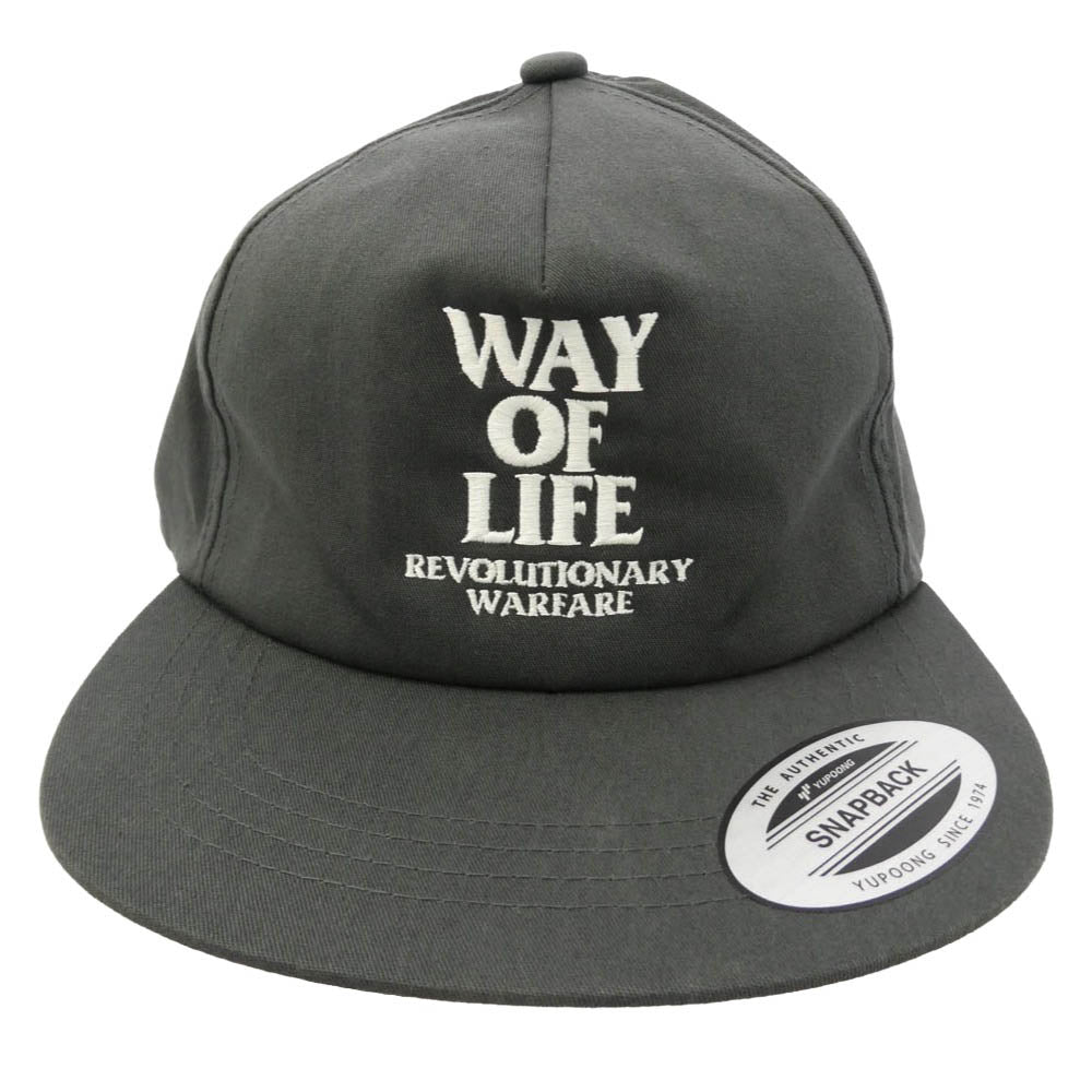 RATS ラッツ WAY OF LIFE CAP ウェイ オブ ライフ 刺繍 キャップ グレー系【中古】
