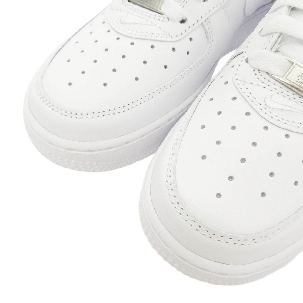 Supreme シュプリーム NIKE ナイキ CU9225-100 × NIKE Air Force 1 Low White ナイキ エアフォース1 ロー スニーカー ホワイト系 24.5cm【新古品】【未使用】【中古】