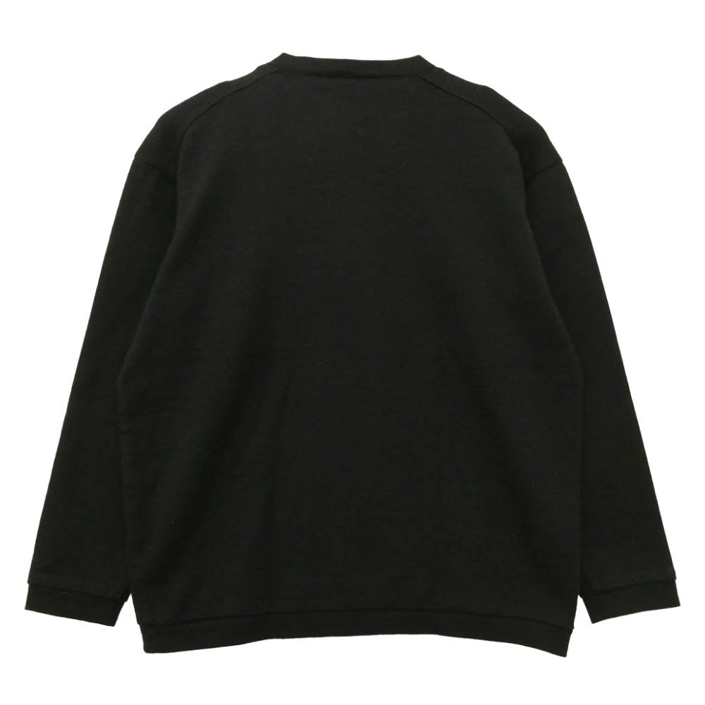 stylecraft wardrobe スタイルクラフトワードローブ WOOL T SWEATER メリノ ウール セーター 長袖 ニット ブラック系 2【中古】