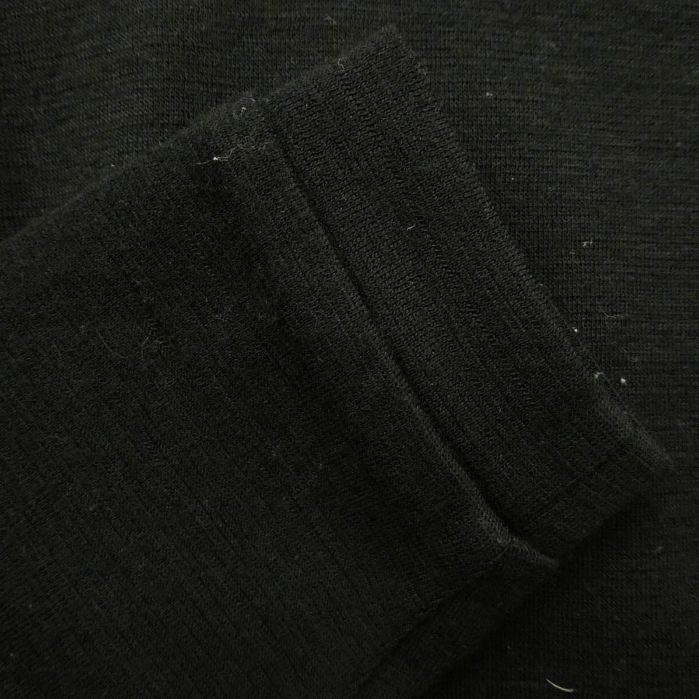 stylecraft wardrobe スタイルクラフトワードローブ WOOL T SWEATER メリノ ウール セーター 長袖 ニット ブラック系 2【中古】