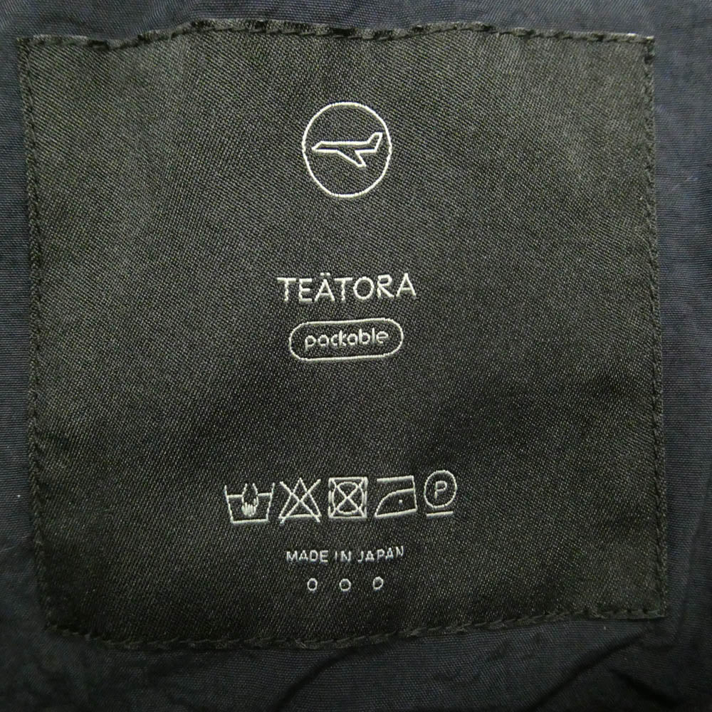 TEATORA テアトラ TT-004R-P PACKABLE WALLET PANTS RESORT パッカブル ウォレット パンツ リゾート ダークネイビー系 3【中古】
