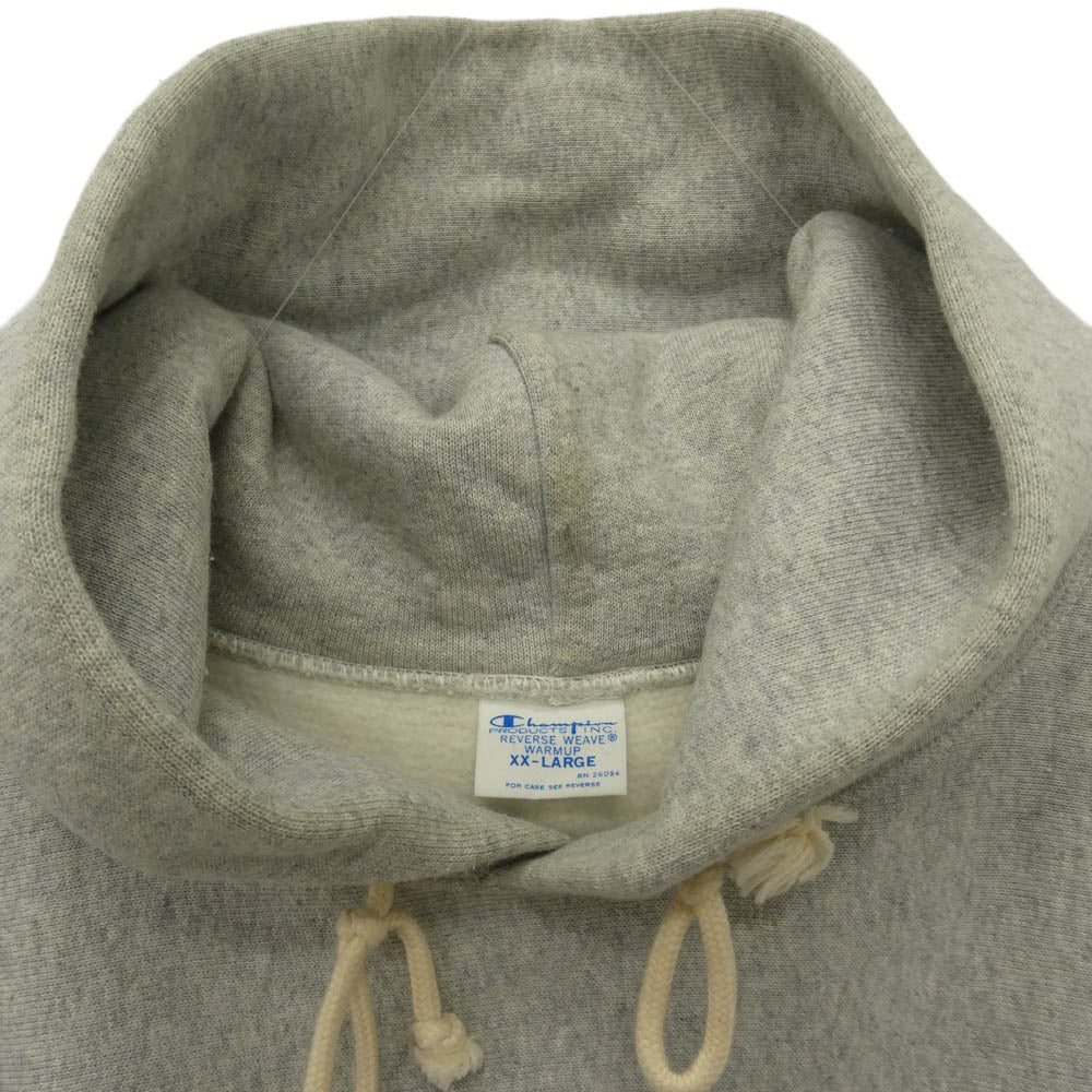 Champion チャンピオン C3-W102 REVERSE WEAVER リバース ウィーブ プルオーバー スウェット パーカー グレー系 XXL【中古】