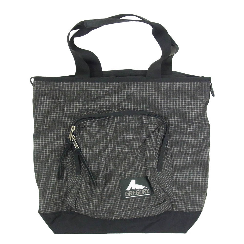 GREGORY グレゴリー BAYSIDE TOTE ベイサイド トート 2way ナイロン バッグ ブラック系【中古】
