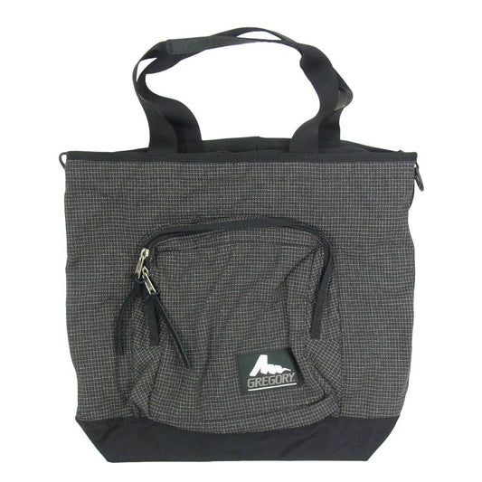 GREGORY グレゴリー BAYSIDE TOTE ベイサイド トート 2way ナイロン バッグ ブラック系【中古】