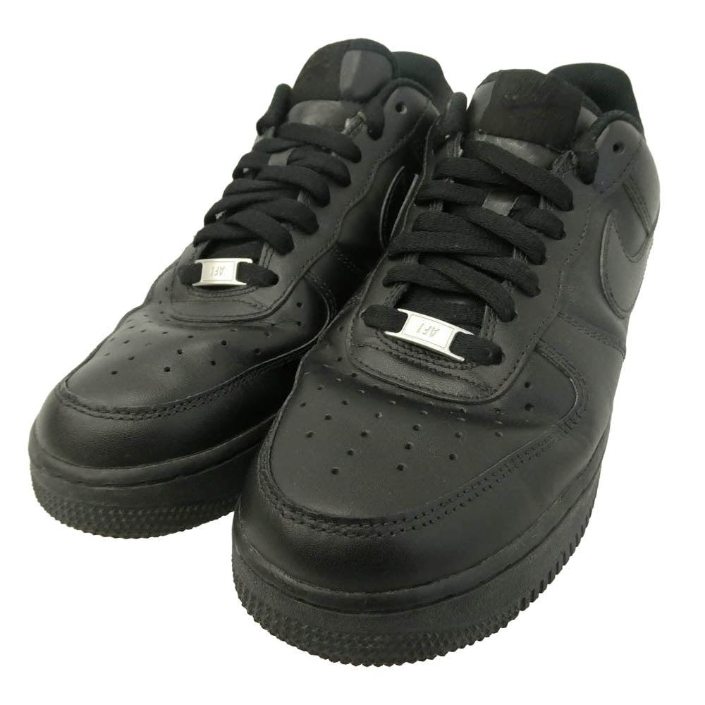 NIKE ナイキ 20AW CW2288-001 Air Force 1 Low 07 Black エアフォース ロー スニーカー ブラック系 27.5cm【中古】