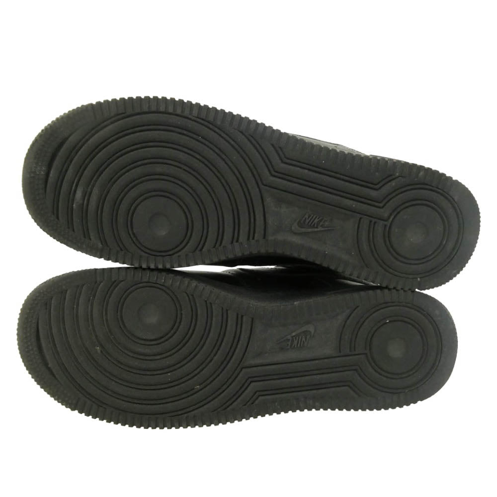 NIKE ナイキ 20AW CW2288-001 Air Force 1 Low 07 Black エアフォース ロー スニーカー ブラック系 27.5cm【中古】
