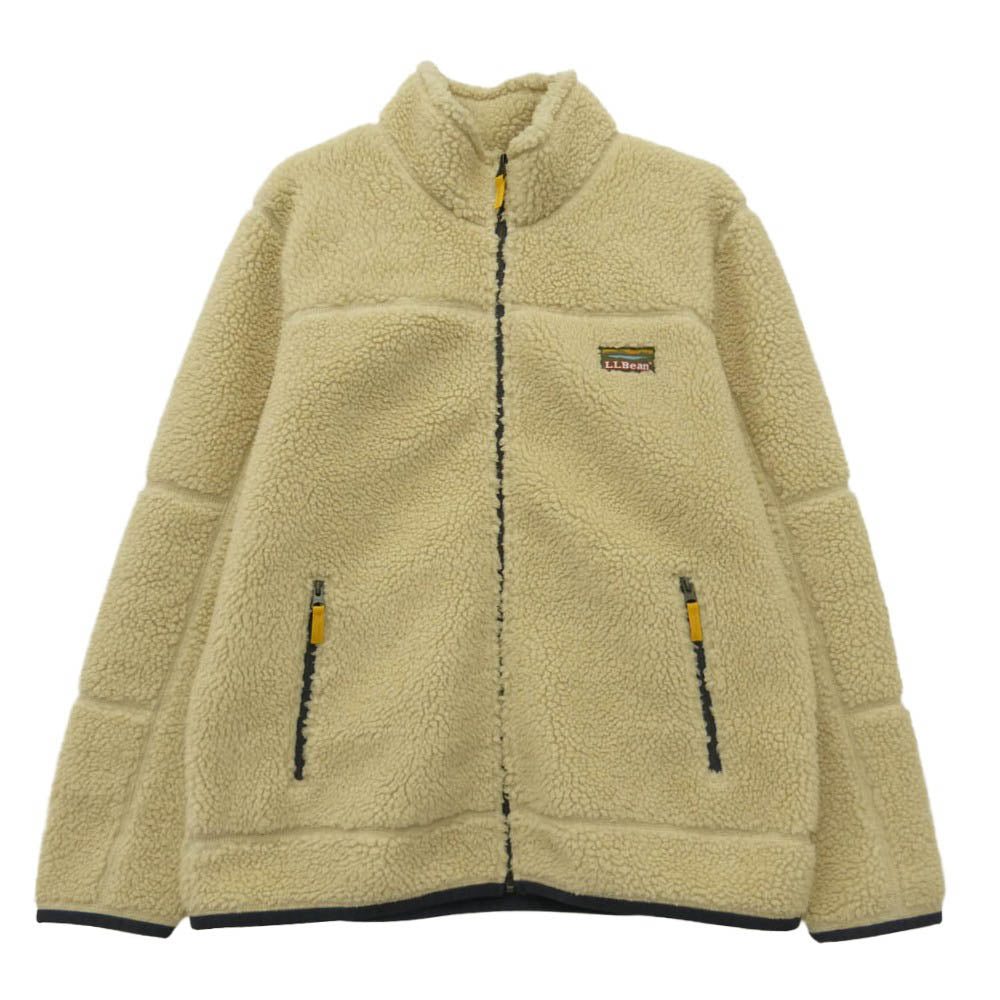 L.L.Bean エルエルビーン Mountain Pile Fleece Jacket マウンテン パイル フリース ジャケット ベージュ系【中古】