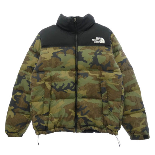 THE NORTH FACE ノースフェイス 22AW ND92235 NOVELTY NUPTSE JACKET ノベルティ ヌプシ カモフラージュ 迷彩柄 ダウン ジャケット マルチカラー系 XL【中古】