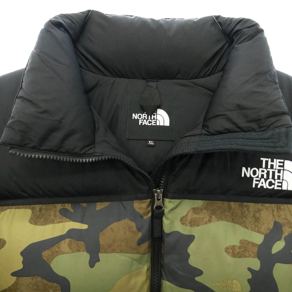 THE NORTH FACE ノースフェイス 22AW ND92235 NOVELTY NUPTSE JACKET ノベルティ ヌプシ カモフラージュ 迷彩柄 ダウン ジャケット マルチカラー系 XL【中古】