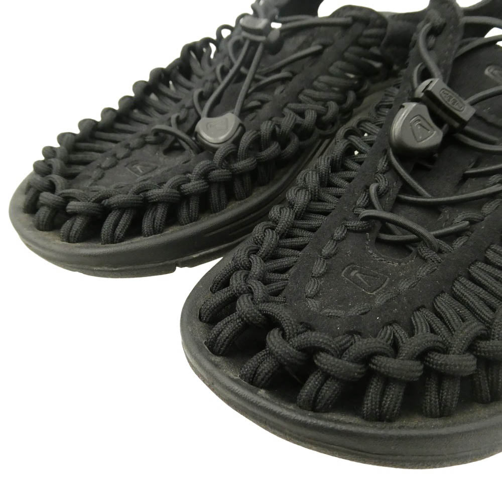 KEEN キーン 1014099 UNEEK ユニーク サンダル ブラック系 24cm【中古】