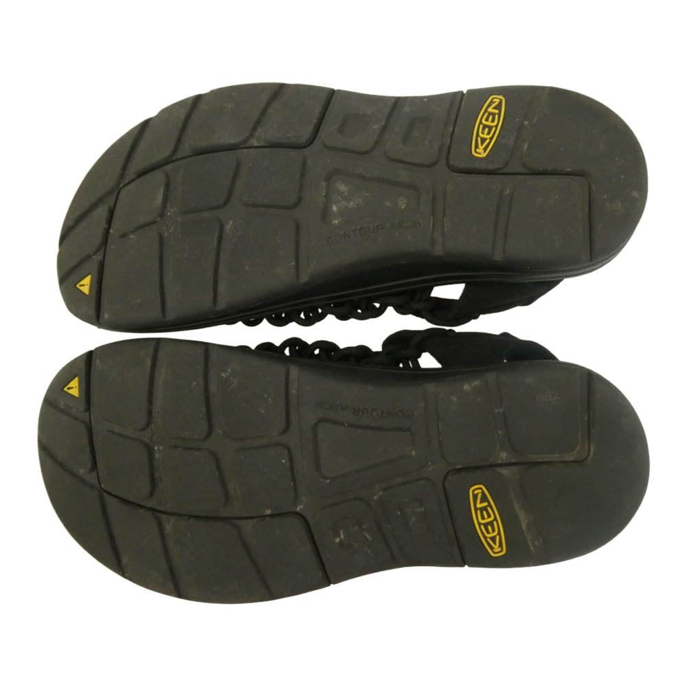 KEEN キーン 1014099 UNEEK ユニーク サンダル ブラック系 24cm【中古】