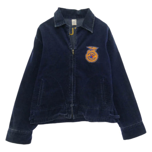 ヴィンテージ 70s ffa jacket ファーマーズ ジャケット ネイビー系 46【中古】