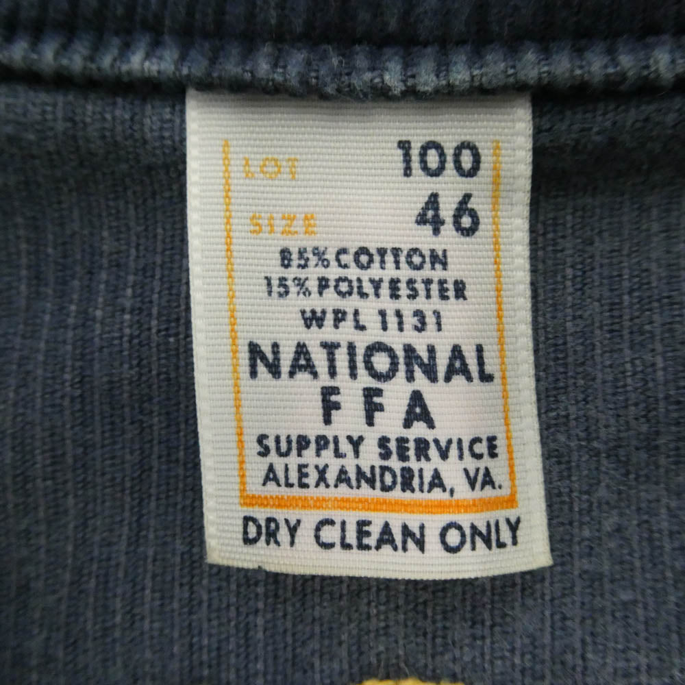 ヴィンテージ 70s ffa jacket ファーマーズ ジャケット ネイビー系 46【中古】