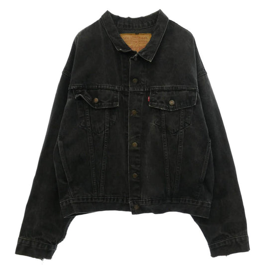 Levi's リーバイス オリジナル 90s 70598 ブラックデニム ジャケット ブラック系 L【中古】