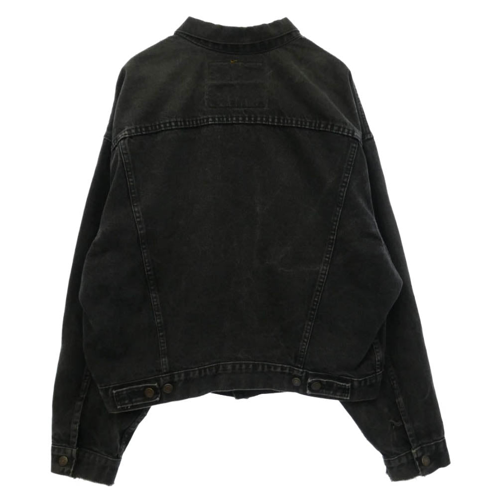 Levi's リーバイス オリジナル 90s 70598 ブラックデニム ジャケット ブラック系 L【中古】