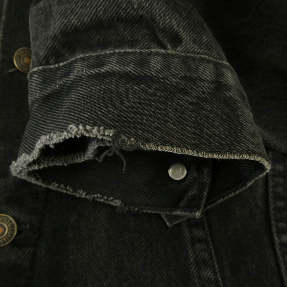 Levi's リーバイス オリジナル 90s 70598 ブラックデニム ジャケット ブラック系 L【中古】