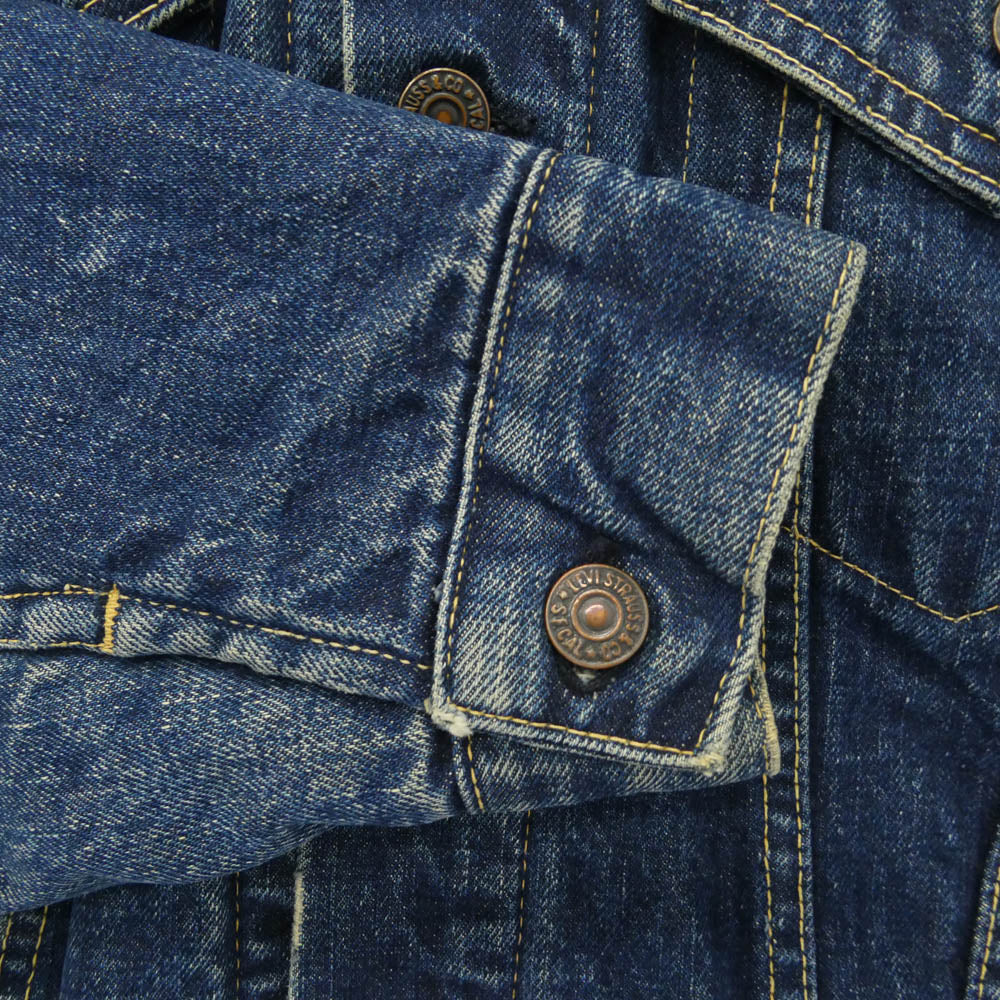 Levi's リーバイス ヴィンテージ オリジナル 60s 559 BIGE ブランケット ボタン裏刻印O デニムジャケット インディゴブルー系 サイズ表記なし【中古】