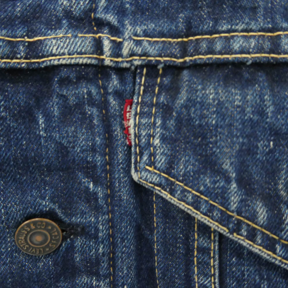 Levi's リーバイス ヴィンテージ オリジナル 60s 559 BIGE ブランケット ボタン裏刻印O デニムジャケット インディゴブルー系 サイズ表記なし【中古】