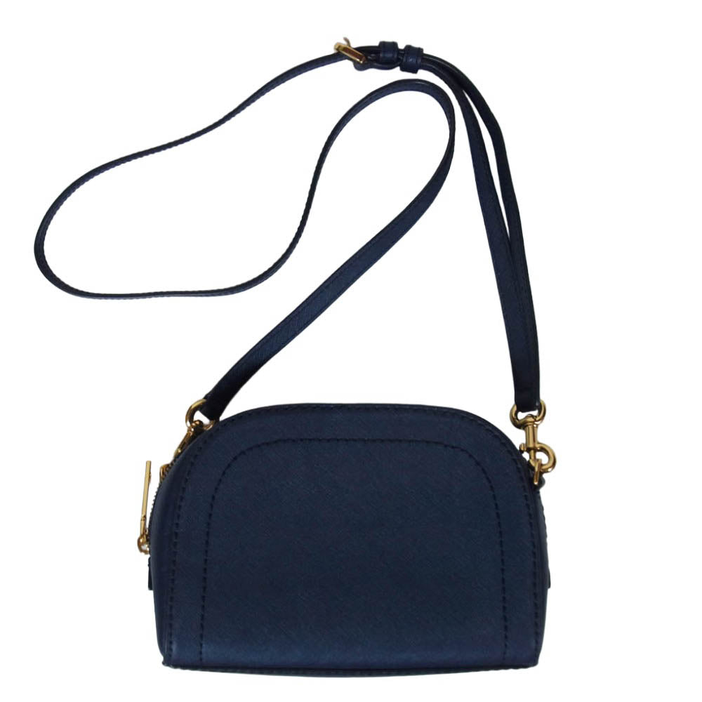 MARC JACOBS マークジェイコブス M0011341 PLAYBACK プレイバック レザー ショルダーバッグ ネイビー系【中古】