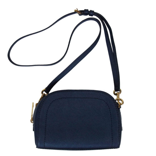 MARC JACOBS マークジェイコブス M0011341 PLAYBACK プレイバック レザー ショルダーバッグ ネイビー系【中古】