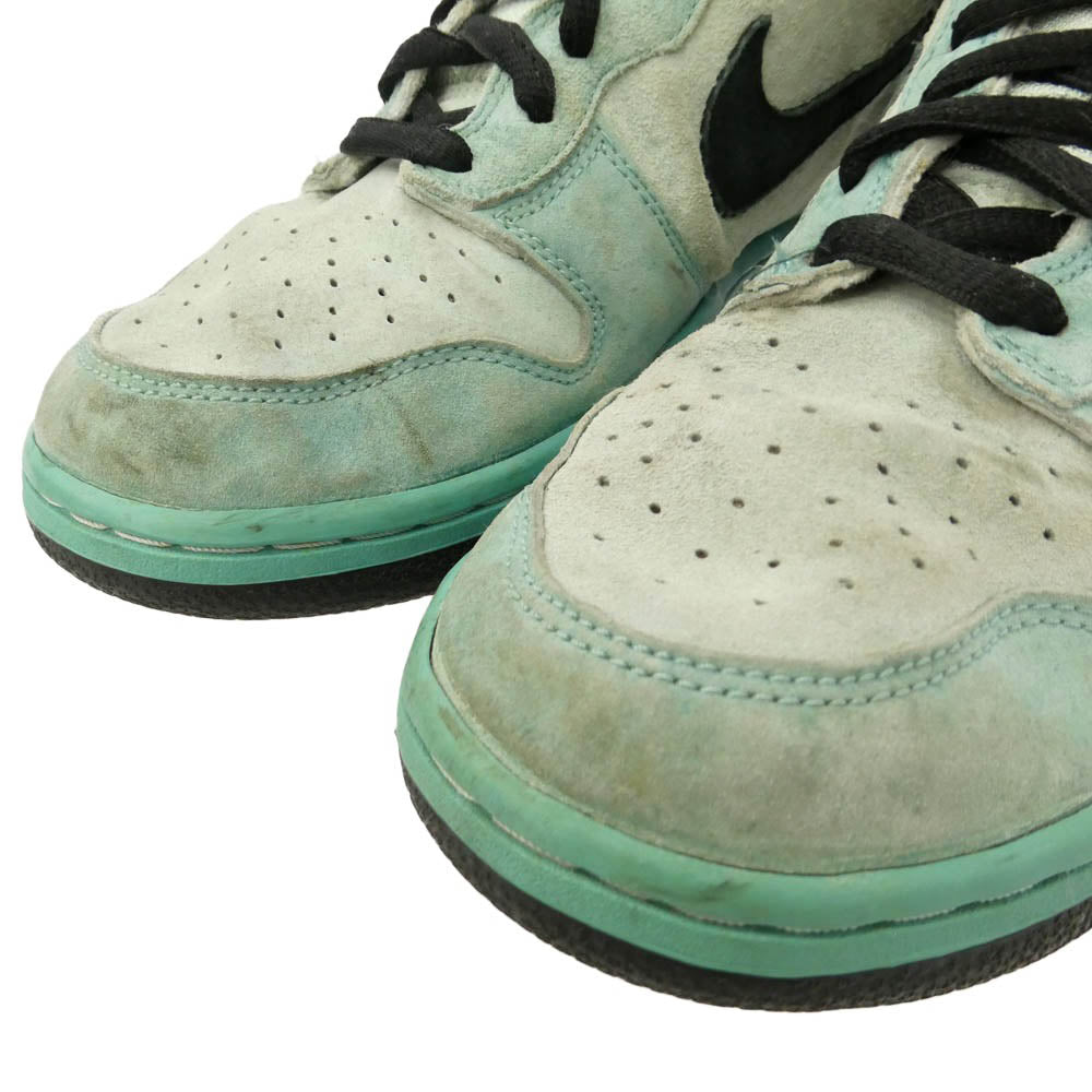 NIKE ナイキ 305050-301 SB Dunk High Sea Crystal ハイカット SB ダンクハイ シー クリスタル ハイカット スニーカー ライトブルー系 ブラック系 29cm【中古】