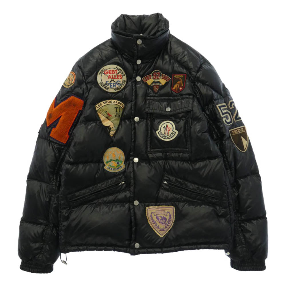 MONCLER モンクレール K2 SPECIAL K2 スペシャル ワッペン ダウンジャケット ブラック系 1【中古】