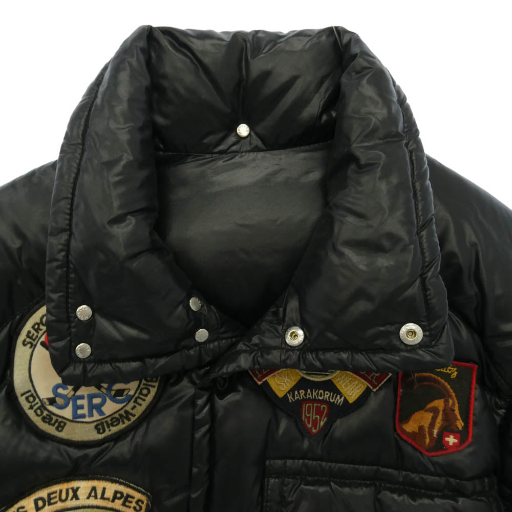 MONCLER モンクレール K2 SPECIAL K2 スペシャル ワッペン ダウンジャケット ブラック系 1【中古】