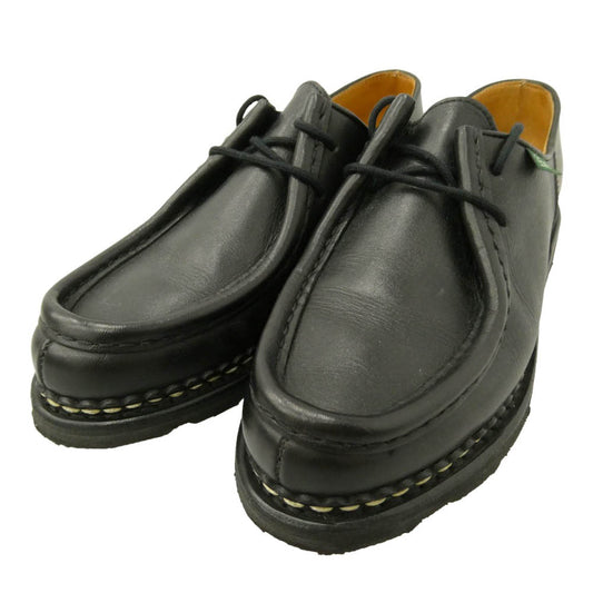Paraboot パラブーツ MICHAEL ミカエル レザー チロリアン シューズ ブラック系 6【中古】