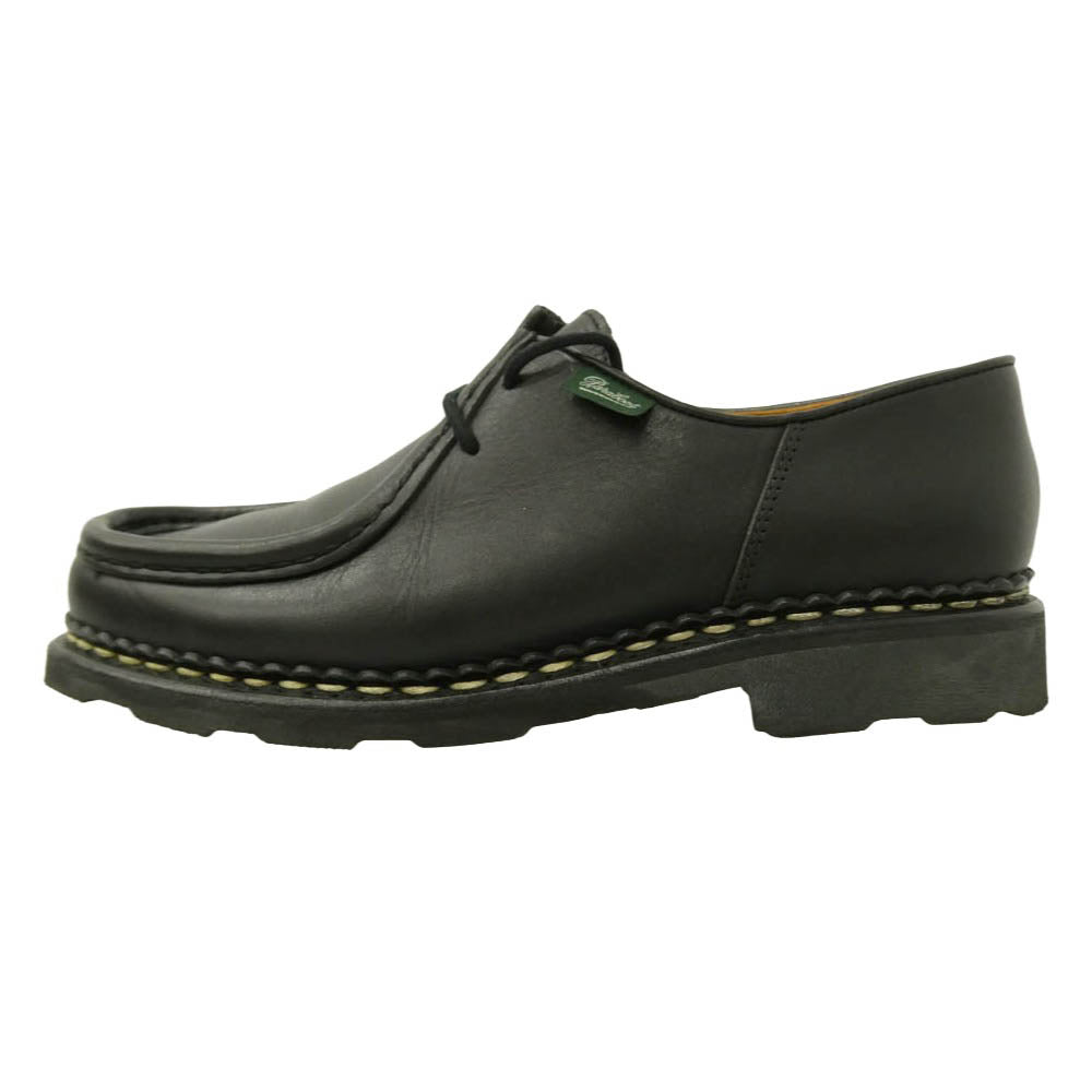 Paraboot パラブーツ MICHAEL ミカエル レザー チロリアン シューズ ブラック系 6【中古】